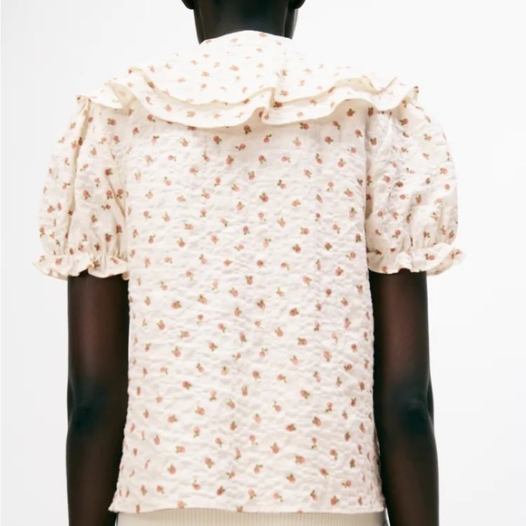 Zara Ruffled Rustic Shirt - Picture 3 of 6